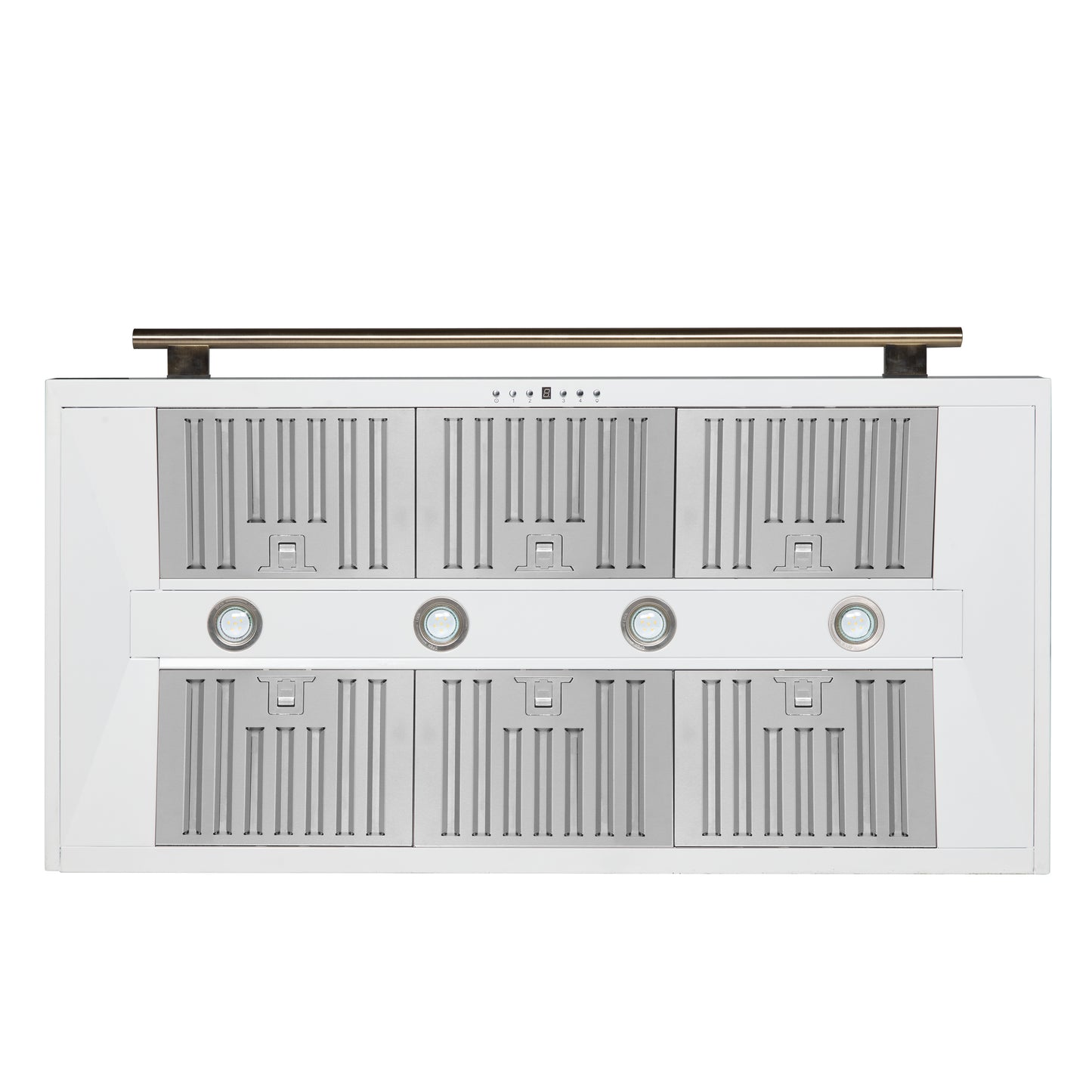 Forno Aria 48 Inch Wall-Mounted Range Hood in White - Forno Appliances