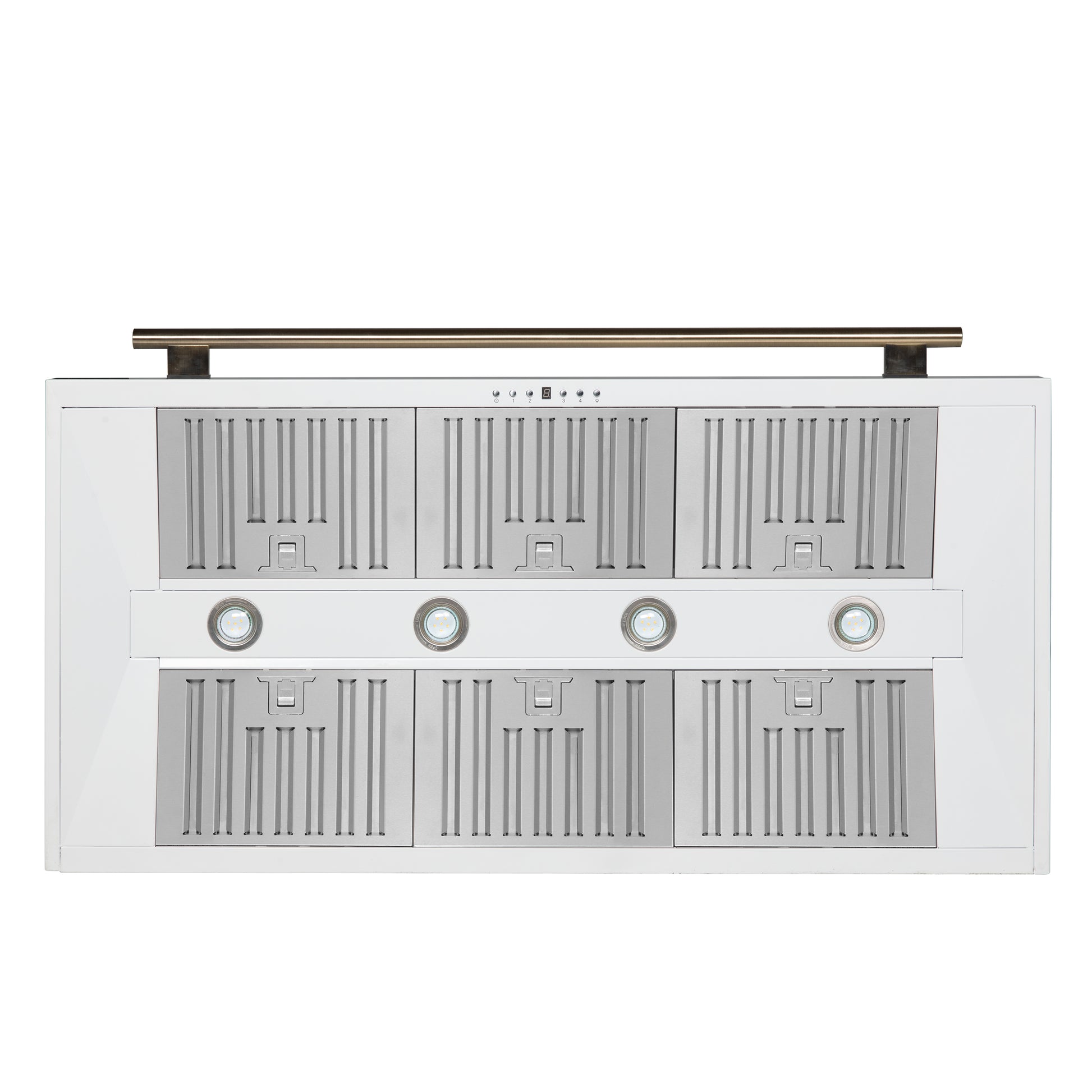 Forno Aria 48 Inch Wall-Mounted Range Hood in White - Forno Appliances