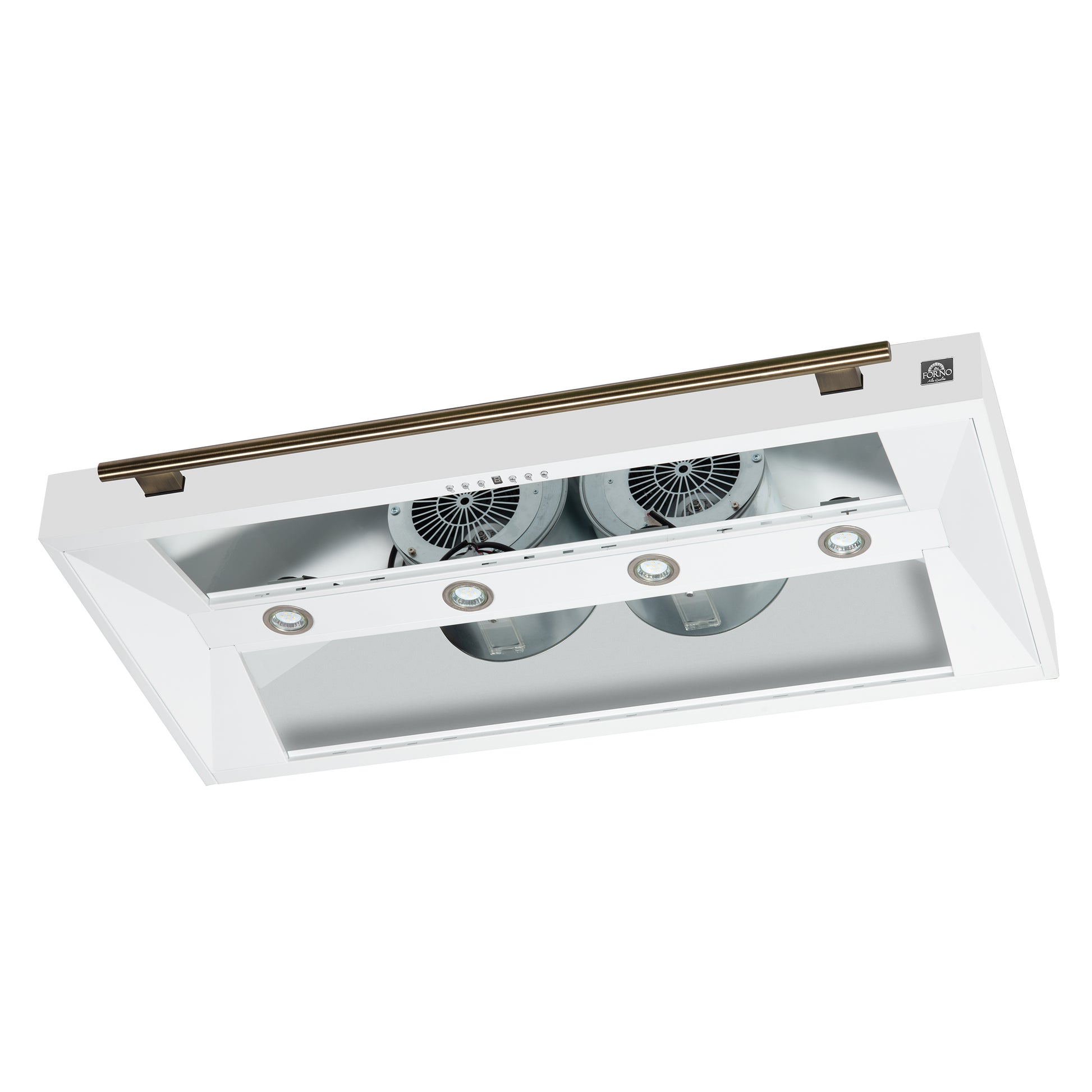 Forno Aria 48 Inch Wall-Mounted Range Hood in White - Forno Appliances
