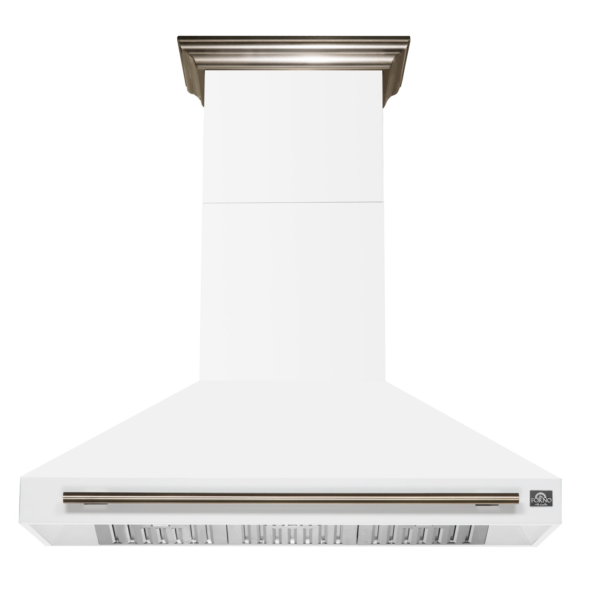 Forno Aria 48 Inch Wall-Mounted Range Hood in White - Forno Appliances