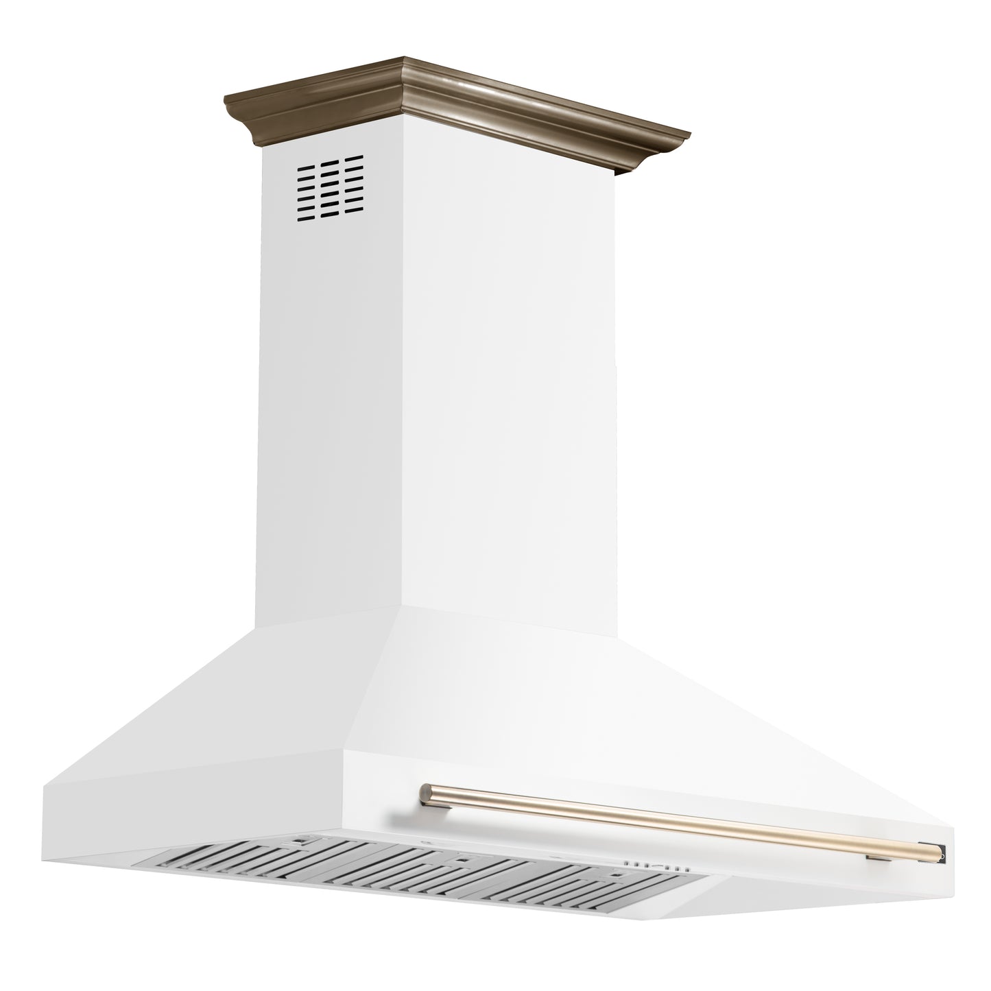 Forno Aria 48 Inch Wall-Mounted Range Hood in White - Forno Appliances