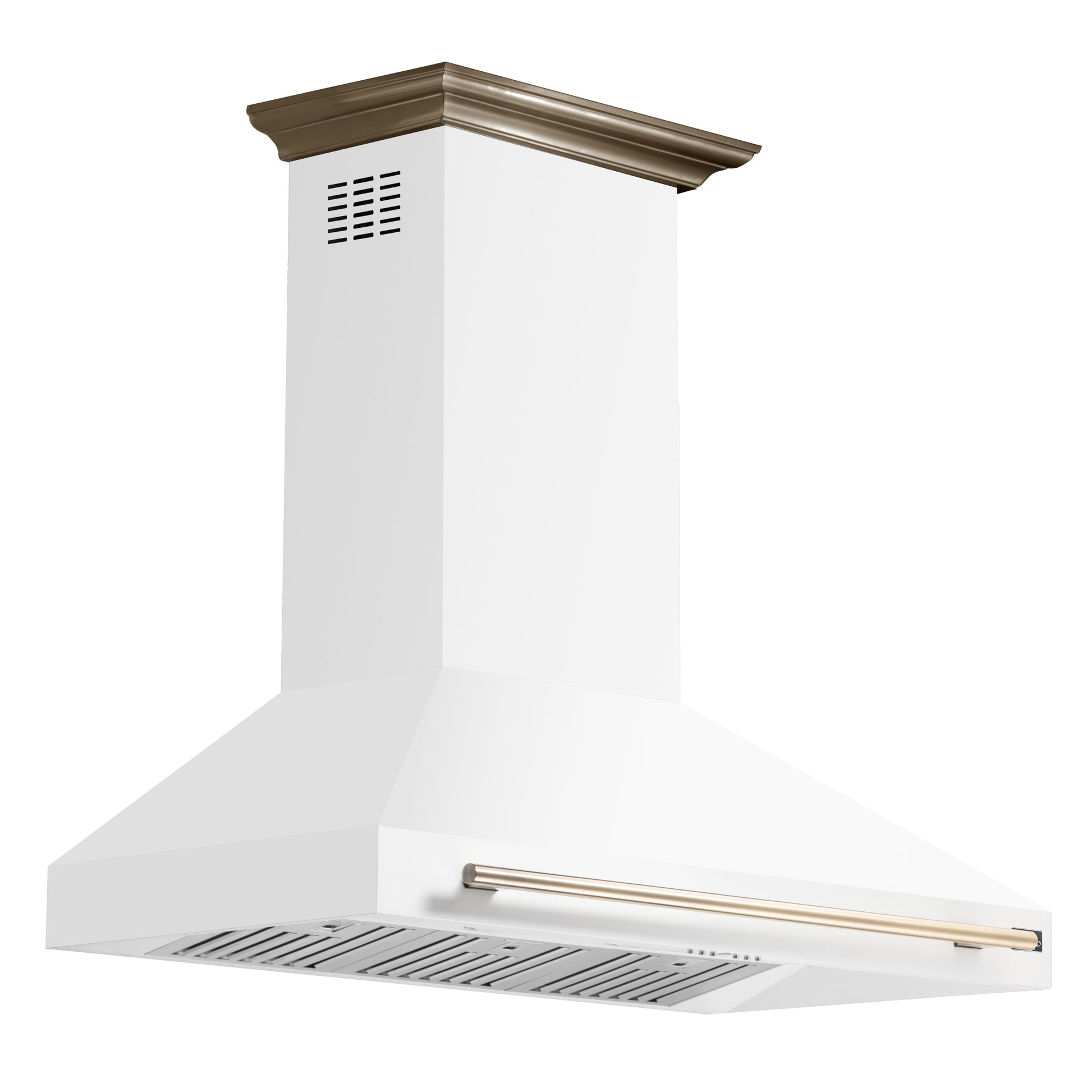 Forno Aria 48 Inch Wall-Mounted Range Hood in White - Forno Appliances