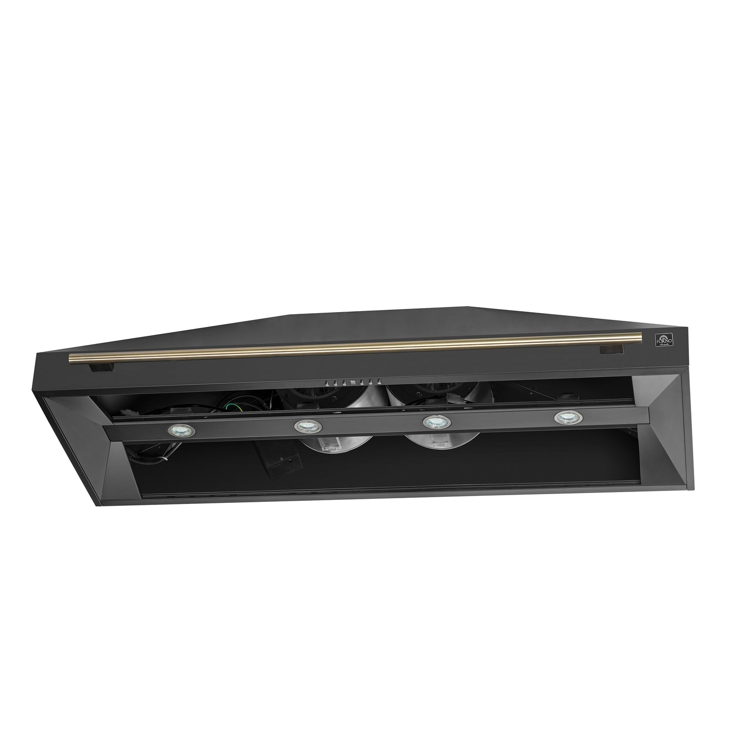 Forno Aria 60 Inch Wall-Mounted Range Hood in Black - Forno Appliances
