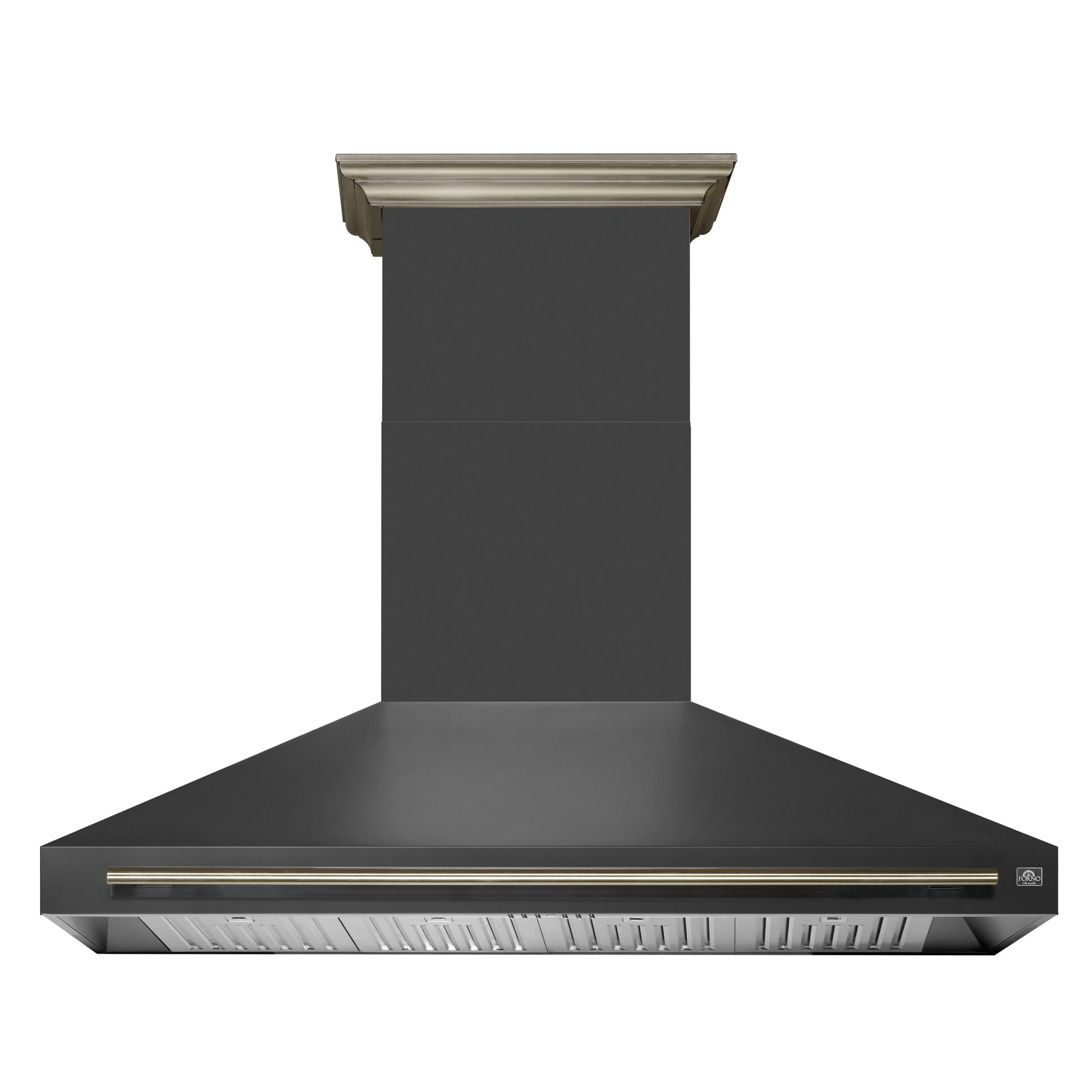 Forno Aria 60 Inch Wall-Mounted Range Hood in Black - Forno Appliances