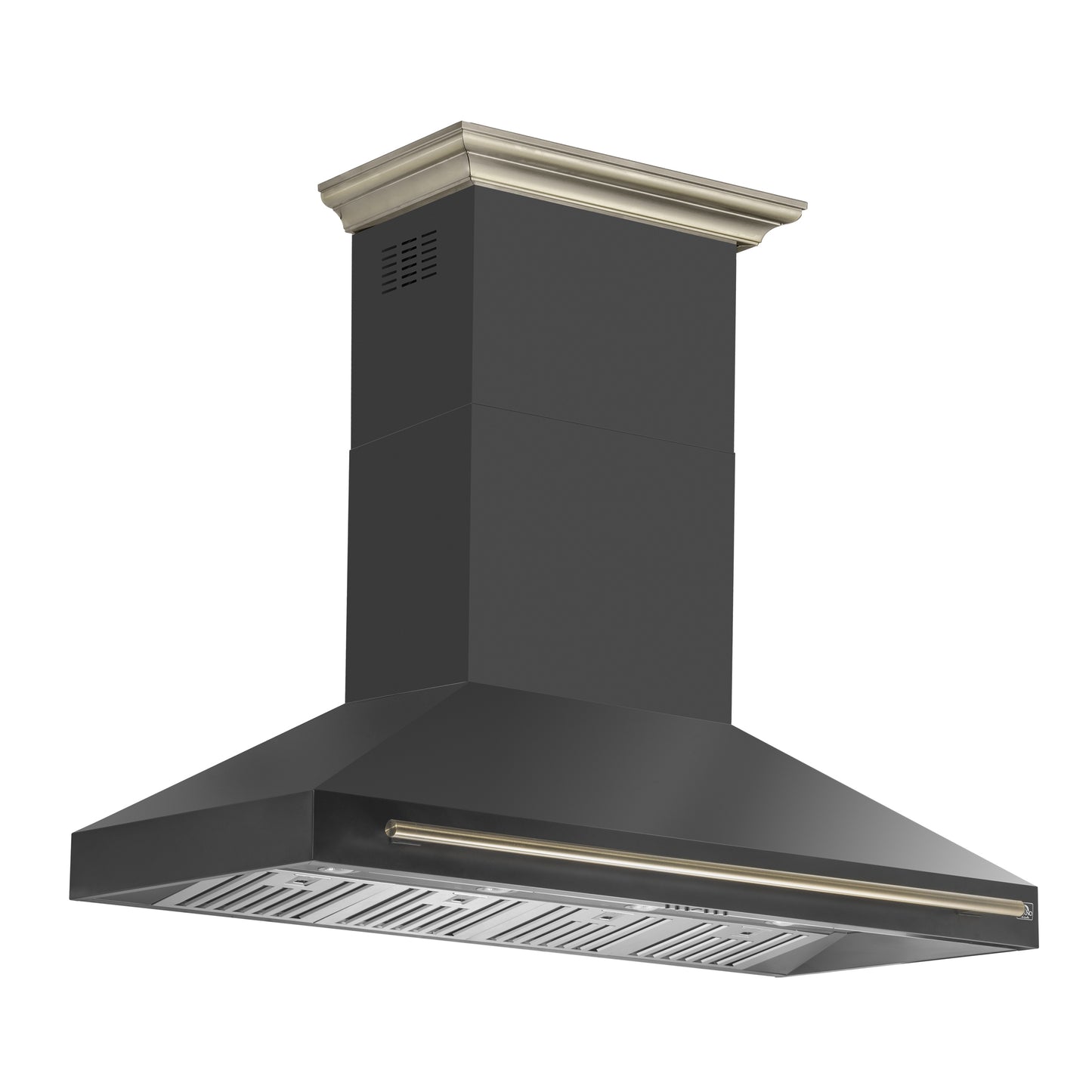 Forno Aria 60 Inch Wall-Mounted Range Hood in Black - Forno Appliances
