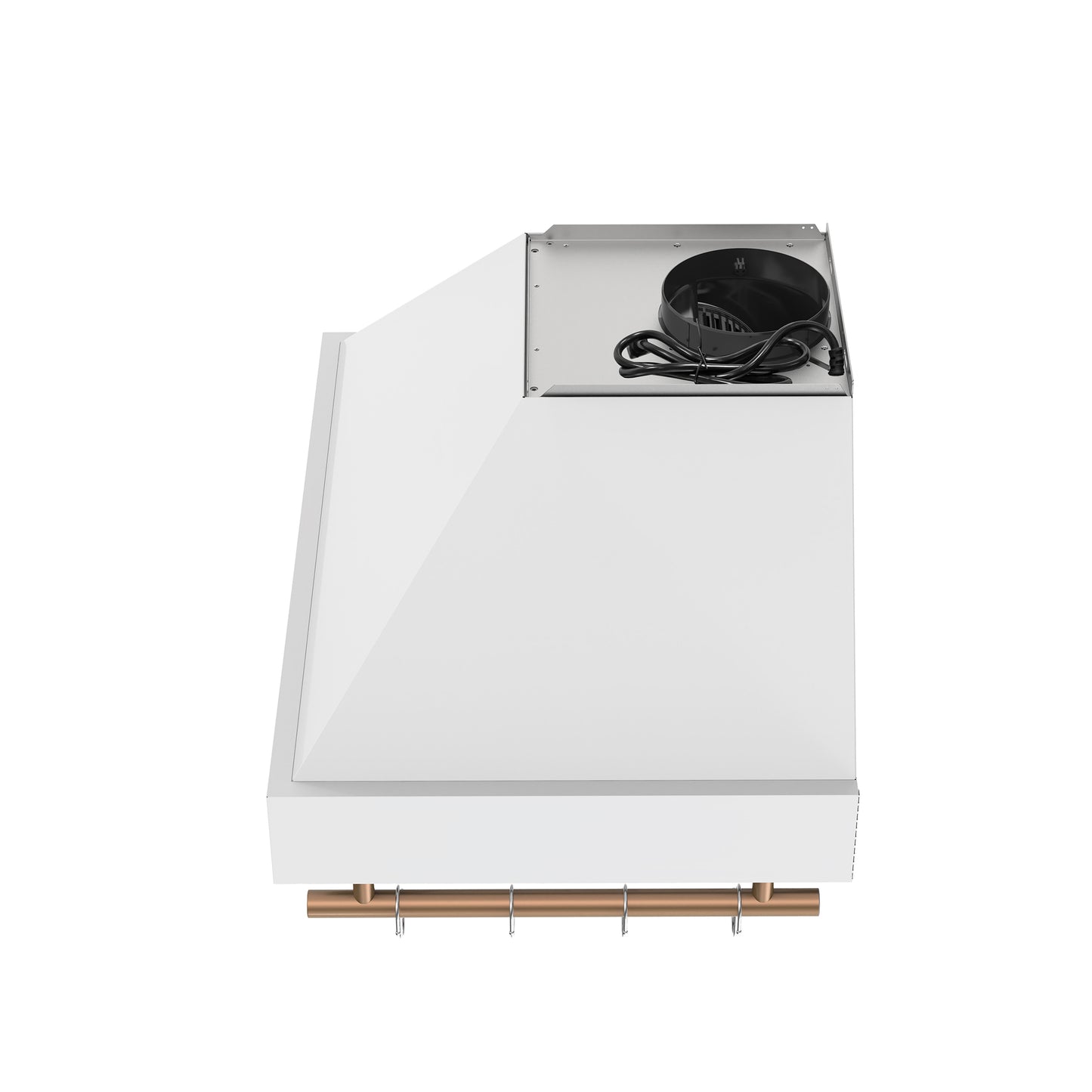 Forno Venezia 30 Inch Wall-Mounted Range Hood in White with Touch Controls and Baffle Filters - Forno Appliances