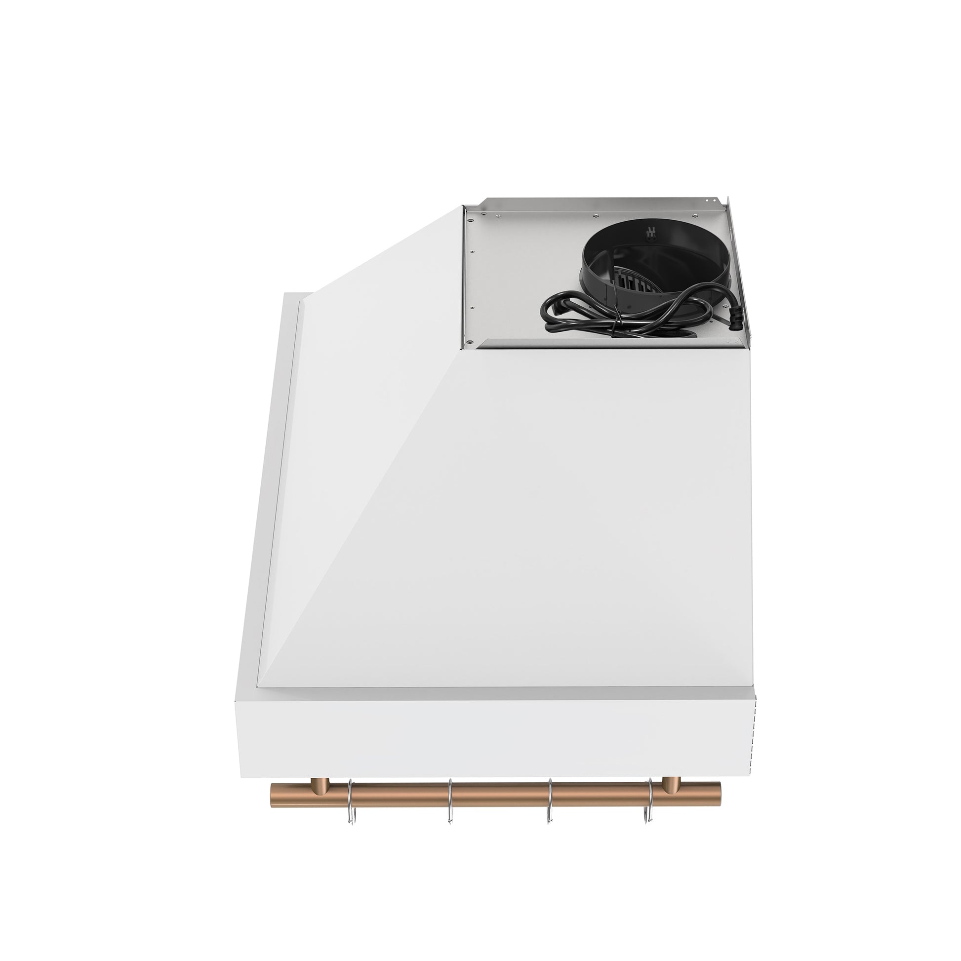 Forno Venezia 30 Inch Wall-Mounted Range Hood in White with Touch Controls and Baffle Filters - Forno Appliances