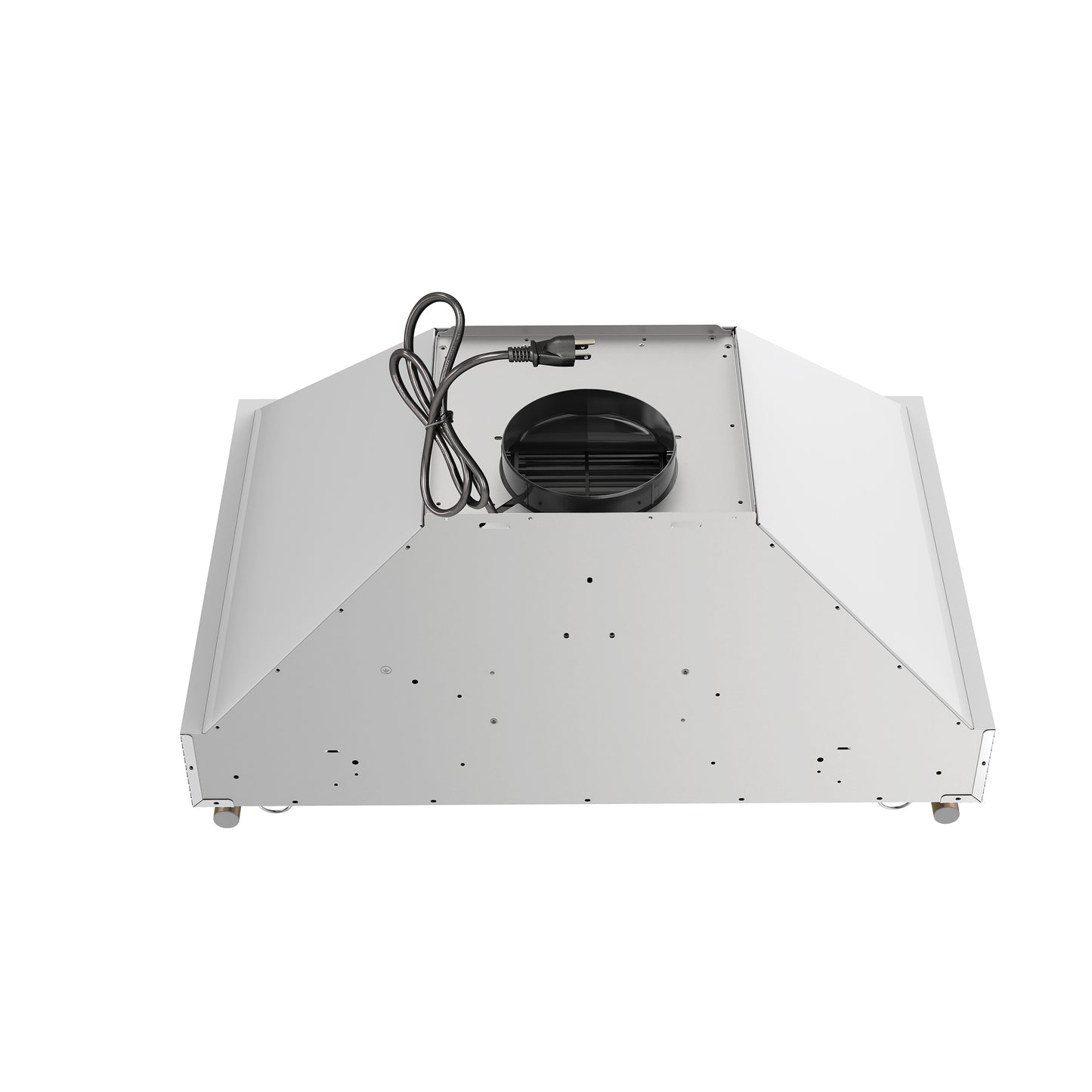 Forno Venezia 30 Inch Wall-Mounted Range Hood in White with Touch Controls and Baffle Filters - Forno Appliances