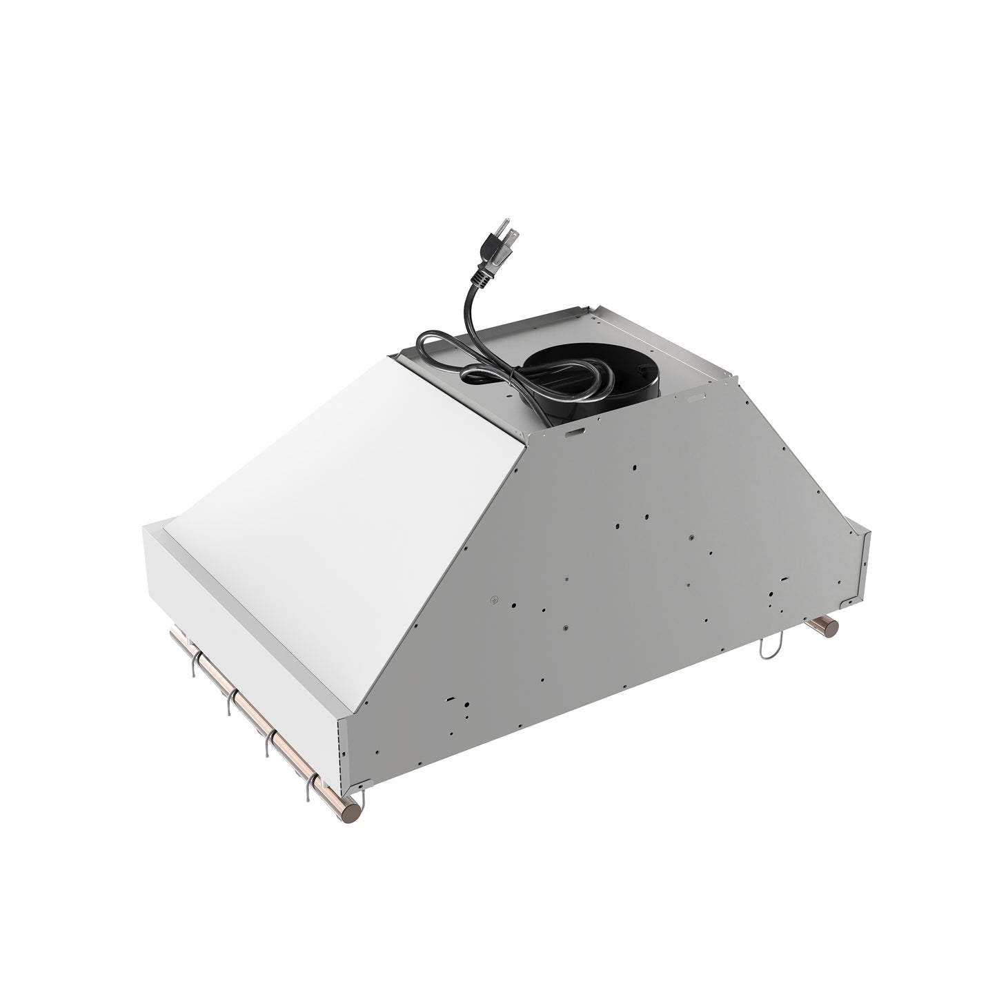 Forno Venezia 30 Inch Wall-Mounted Range Hood in White with Touch Controls and Baffle Filters - Forno Appliances