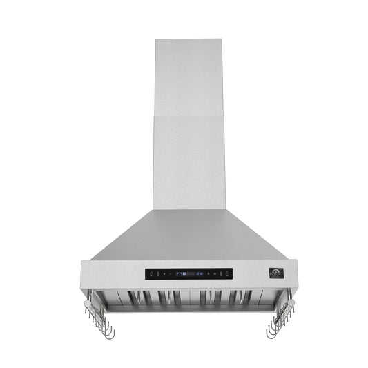 Forno Venezia 30 Inch Wall-Mounted Range Hood with Touch Controls and Baffle Filters - Forno Appliances