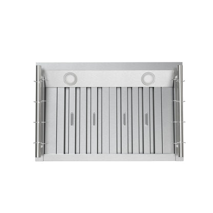 Forno Venezia 30 Inch Wall-Mounted Range Hood with Touch Controls and Baffle Filters - Forno Appliances