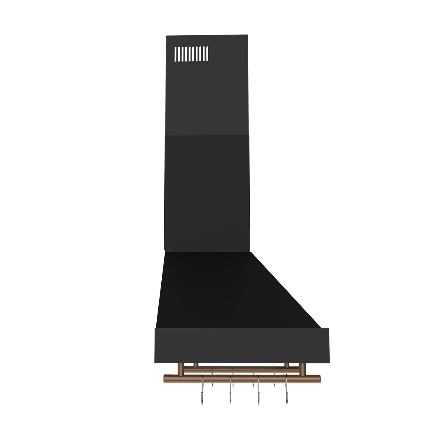 Forno Venezia 36 Inch Wall-Mounted Range Hood in Black with Touch Controls and Baffle Filters - Forno Appliances