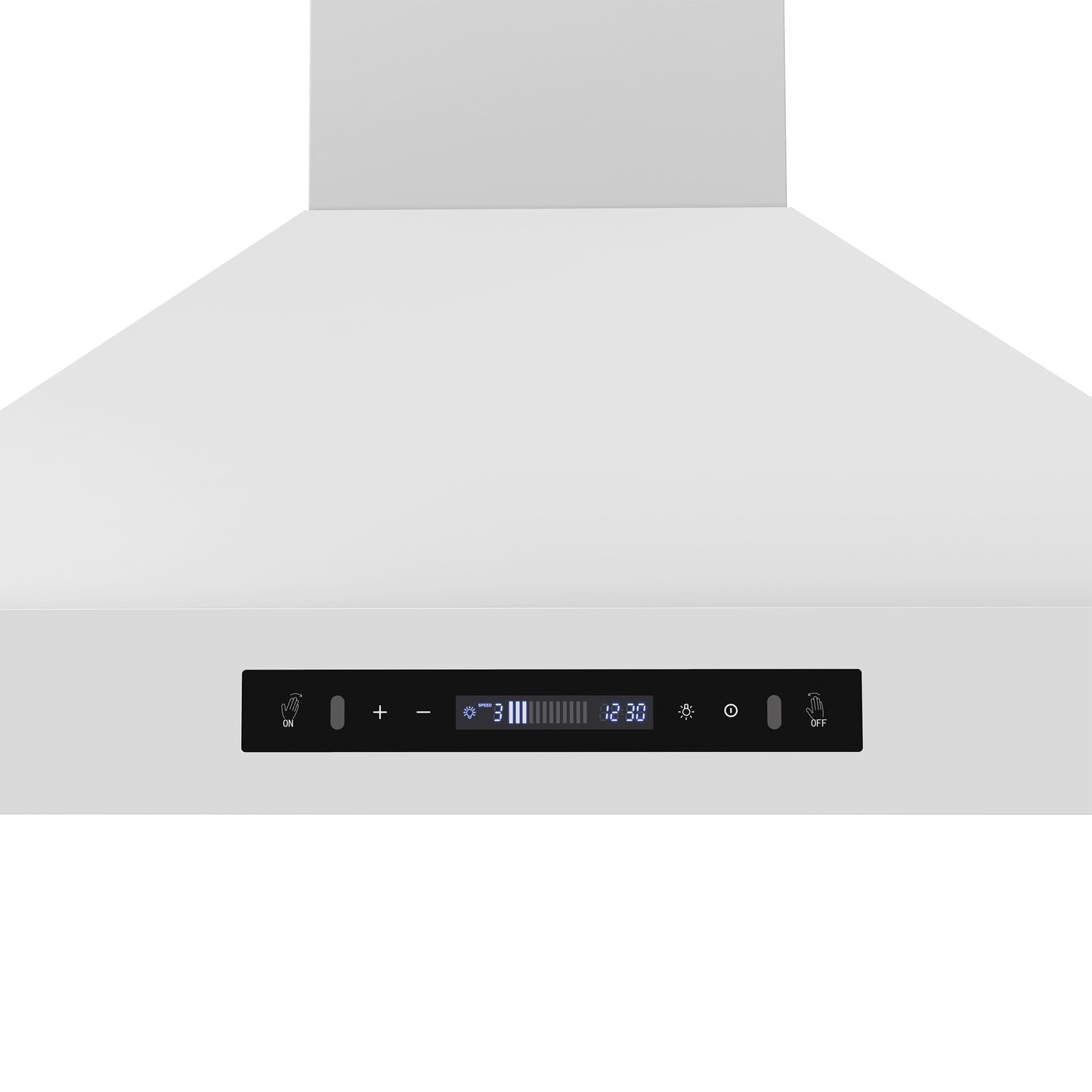 Forno Venezia 36 Inch Wall-Mounted Range Hood in White with Touch Controls and Baffle Filters - Forno Appliances
