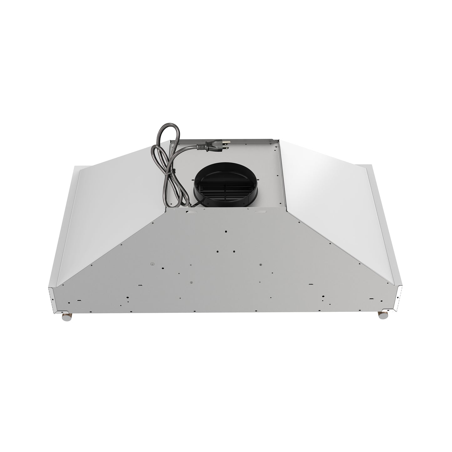 Forno Venezia 36 Inch Wall-Mounted Range Hood in White with Touch Controls and Baffle Filters - Forno Appliances