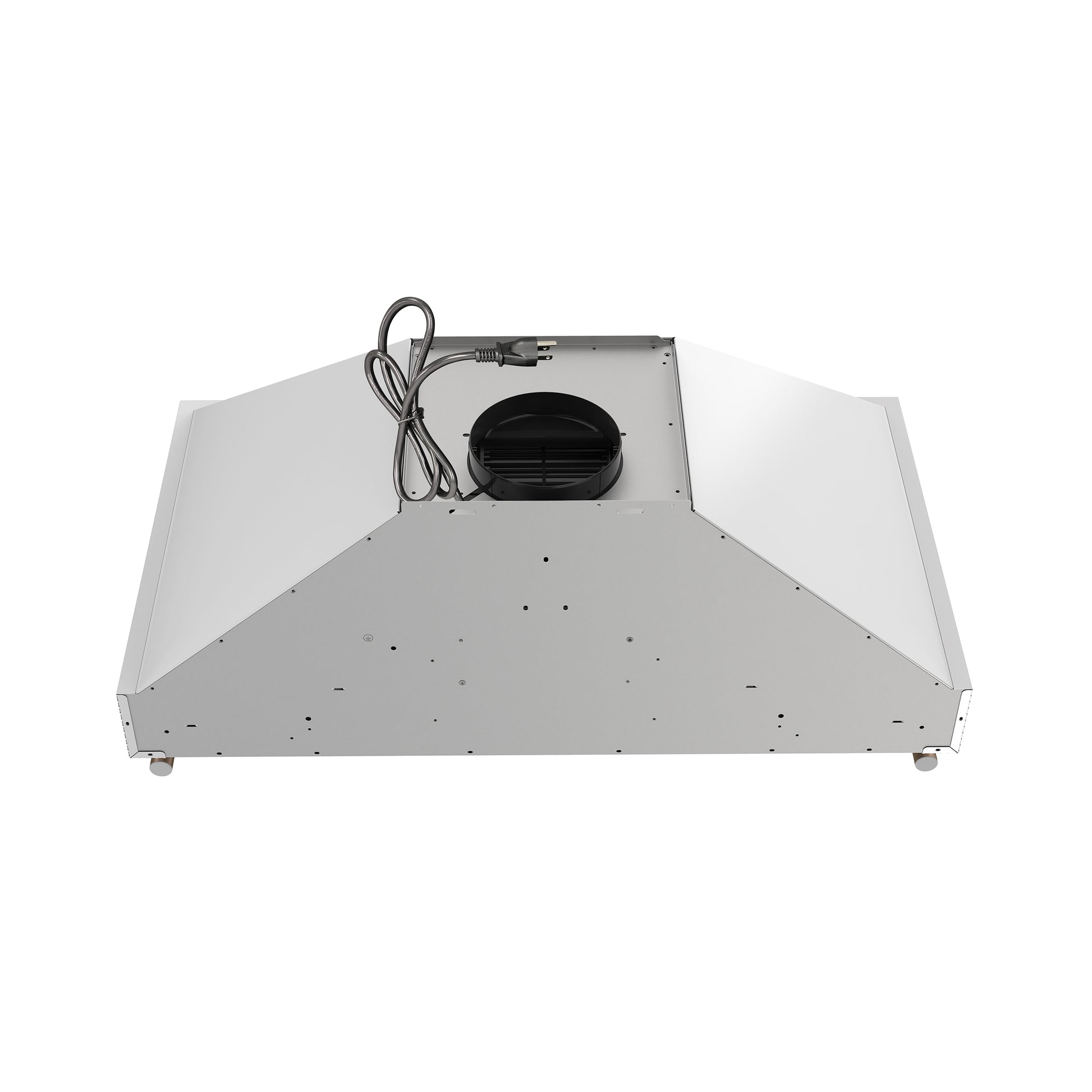 Forno Venezia 36 Inch Wall-Mounted Range Hood in White with Touch Controls and Baffle Filters - Forno Appliances