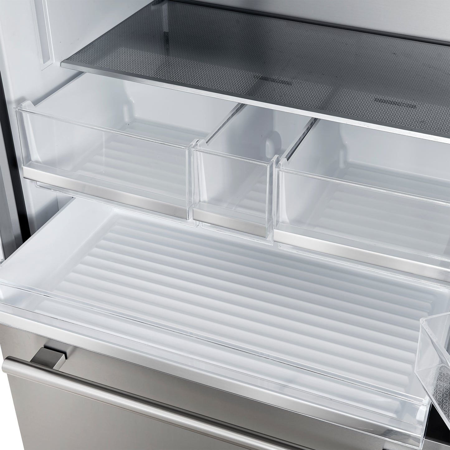 Forno Aosta 36-Inch French Door Refrigerator, Stainless Steel, 22.4 cu.ft, External Water Dispenser, Automatic Ice Maker, ENERGY STAR Certified - Forno Appliances