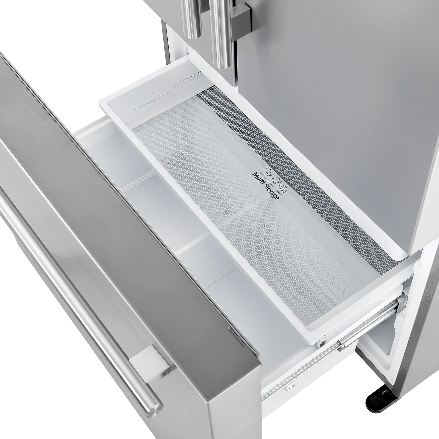 Forno Aosta 36-Inch French Door Refrigerator, Stainless Steel, 22.4 cu.ft, External Water Dispenser, Automatic Ice Maker, ENERGY STAR Certified - Forno Appliances
