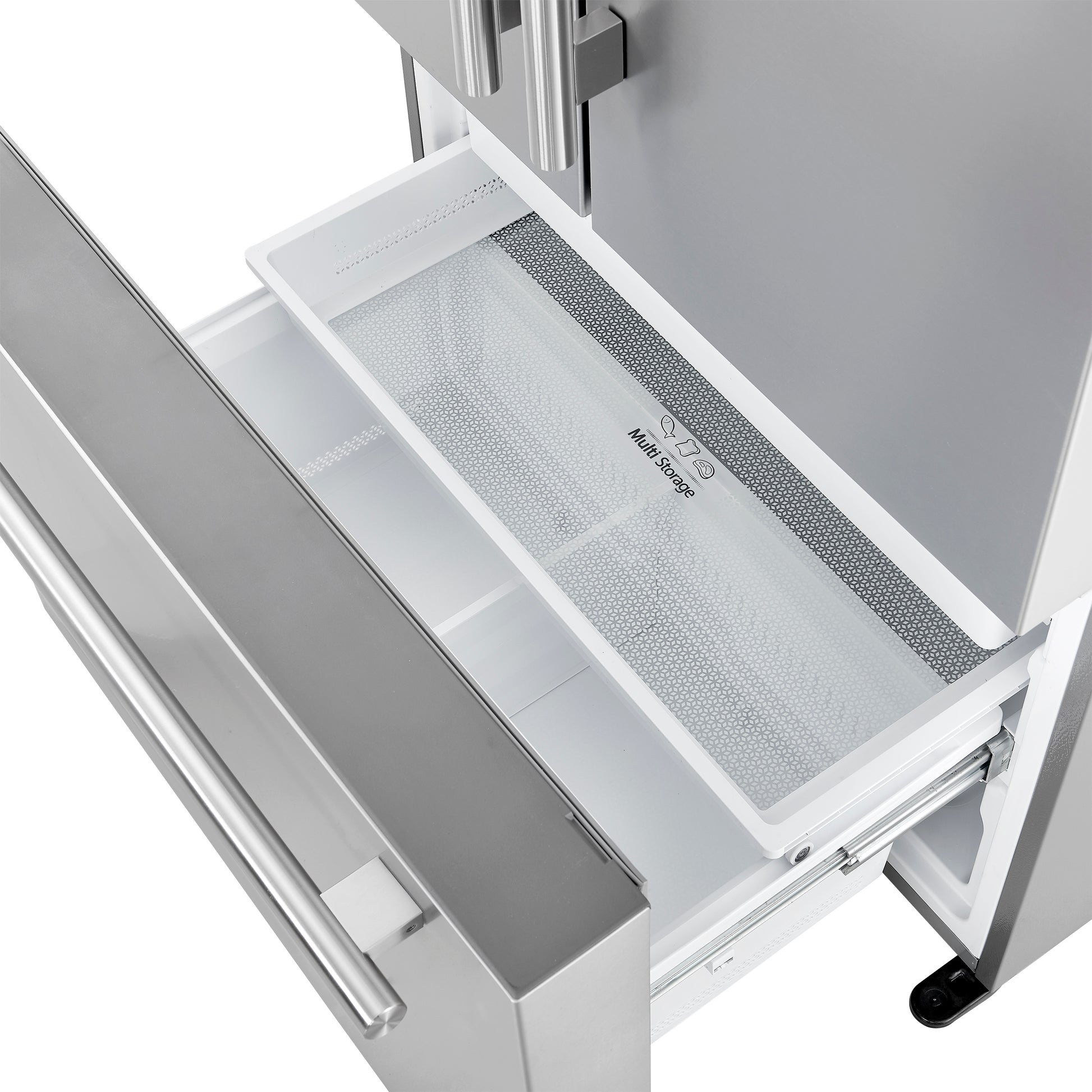 Forno Aosta 36-Inch French Door Refrigerator, Stainless Steel, 22.4 cu.ft, External Water Dispenser, Automatic Ice Maker, ENERGY STAR Certified - Forno Appliances