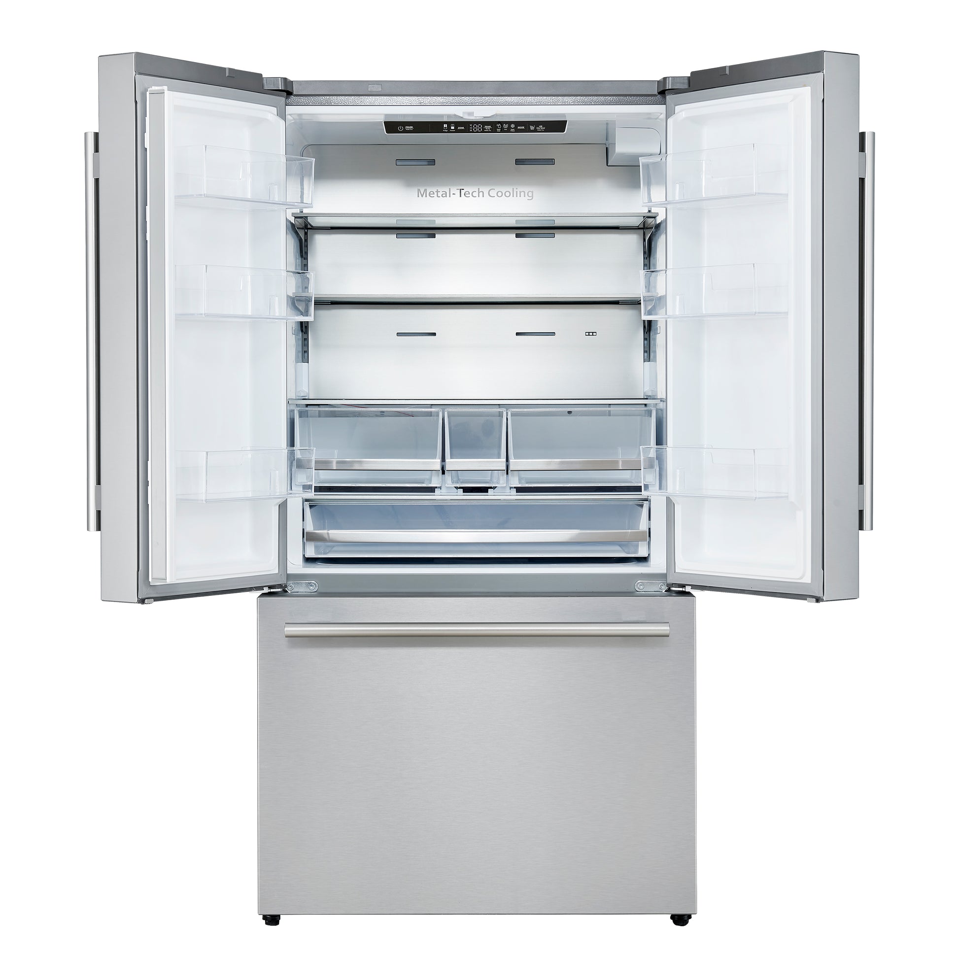 Forno Aosta 36-Inch French Door Refrigerator, Stainless Steel, 22.4 cu.ft, External Water Dispenser, Automatic Ice Maker, ENERGY STAR Certified - Forno Appliances