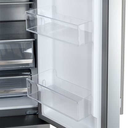 Forno Aosta 36-Inch French Door Refrigerator, Stainless Steel, 22.4 cu.ft, External Water Dispenser, Automatic Ice Maker, ENERGY STAR Certified - Forno Appliances