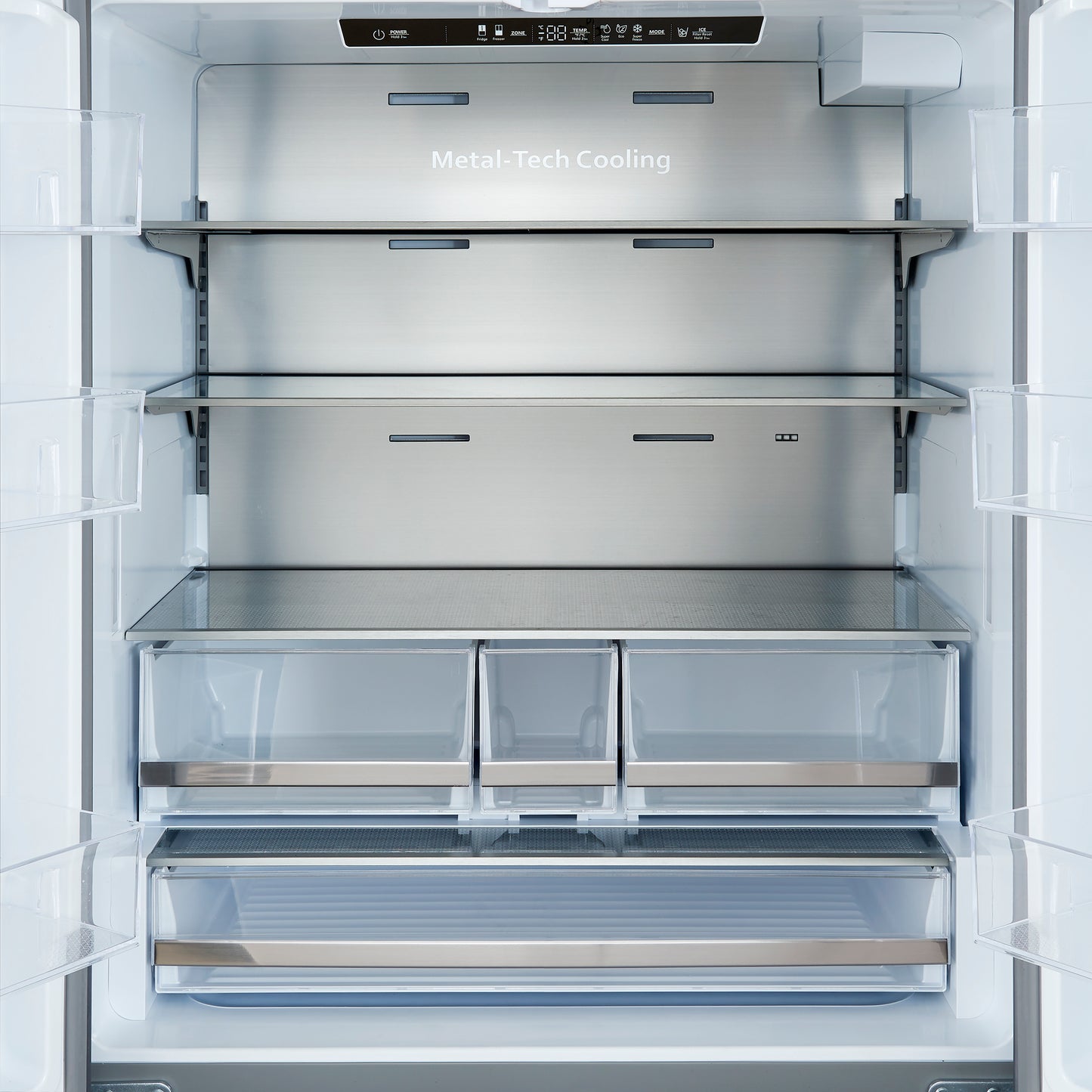 Forno Aosta 36-Inch French Door Refrigerator, Stainless Steel, 22.4 cu.ft, External Water Dispenser, Automatic Ice Maker, ENERGY STAR Certified - Forno Appliances