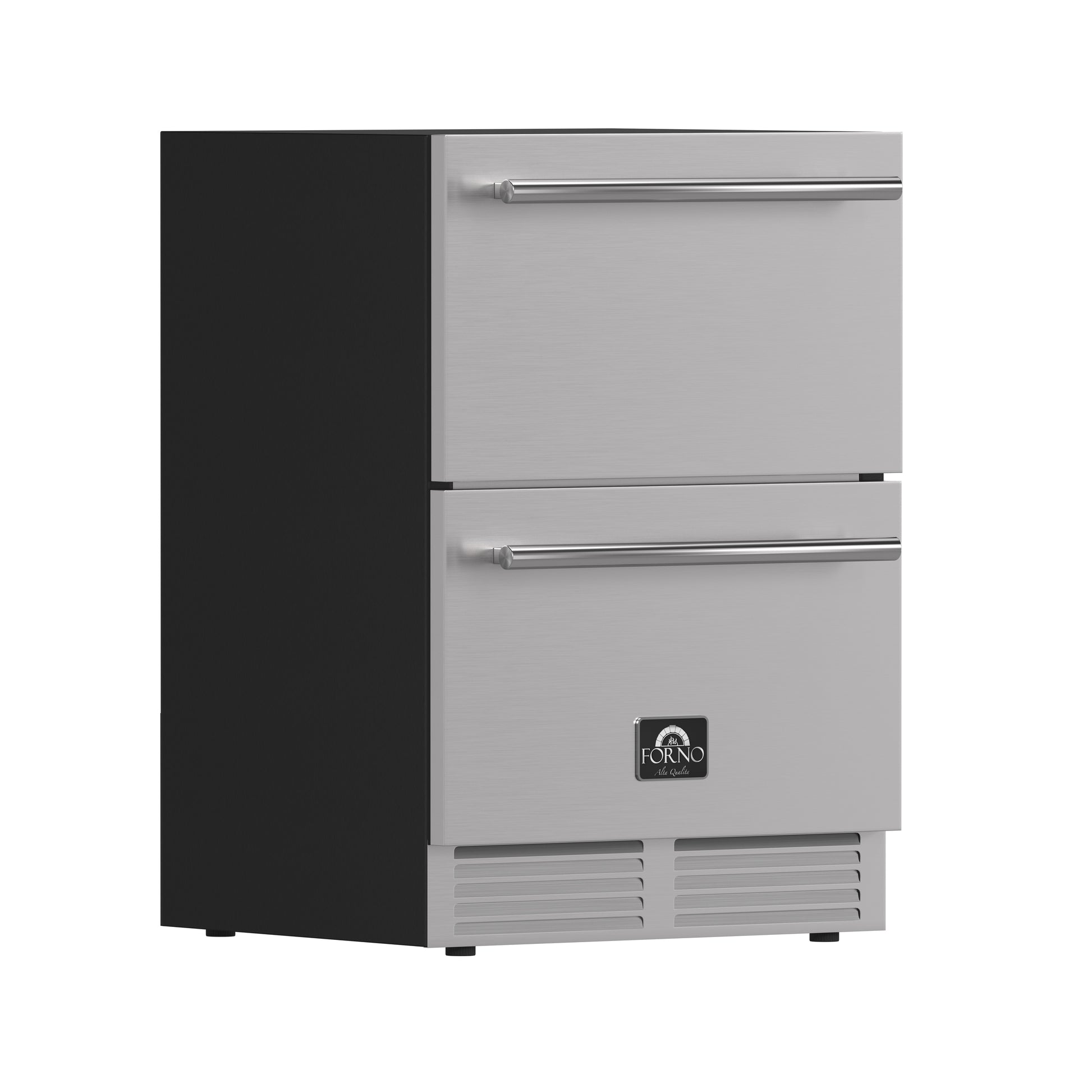 Forno Cosenza 24" Built-In Indoor/Outdoor Drawer Freezer with Ice Maker, 4.69 cu.ft. - Forno Appliances