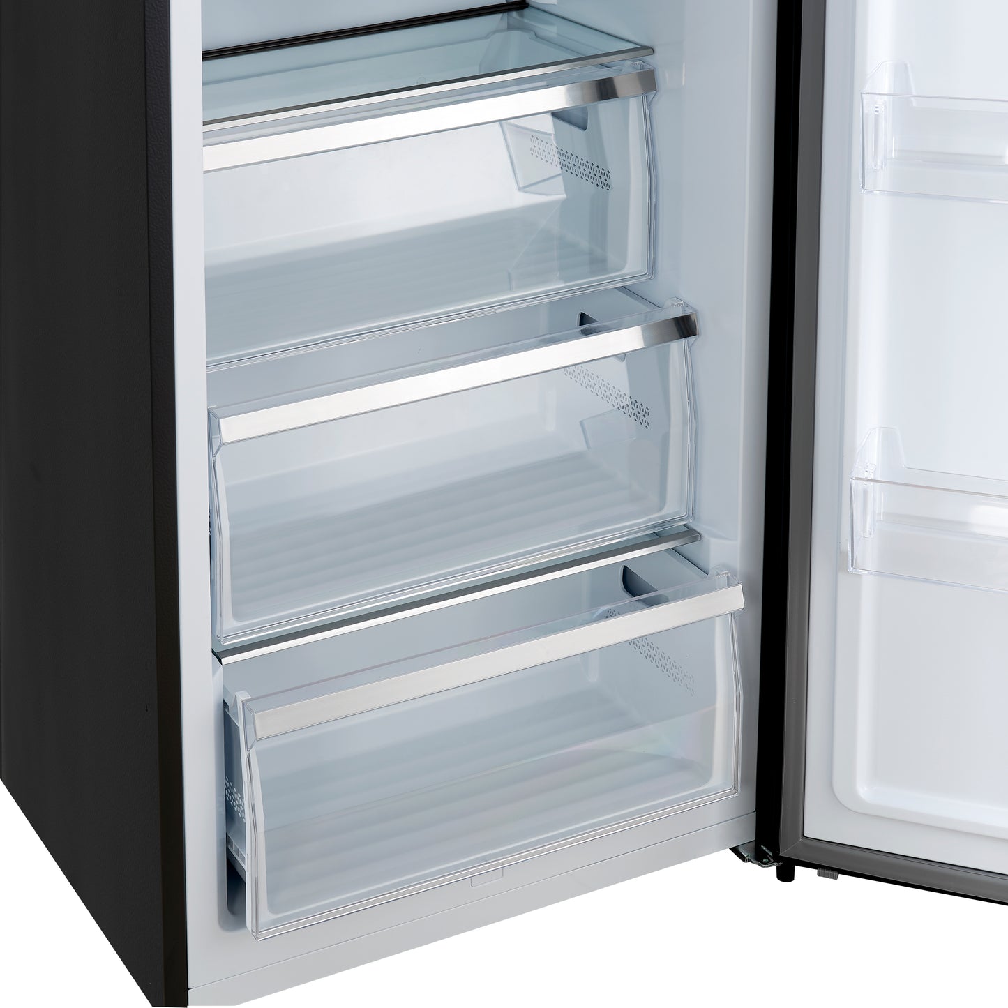 Forno Maderno 2-28-Inch Wide Convertible Refrigerator/Freezer in Black, Decorative Trim Grill, 27.2 cu.ft, 84-Inch High, ENERGY STAR Certified - Forno Appliances