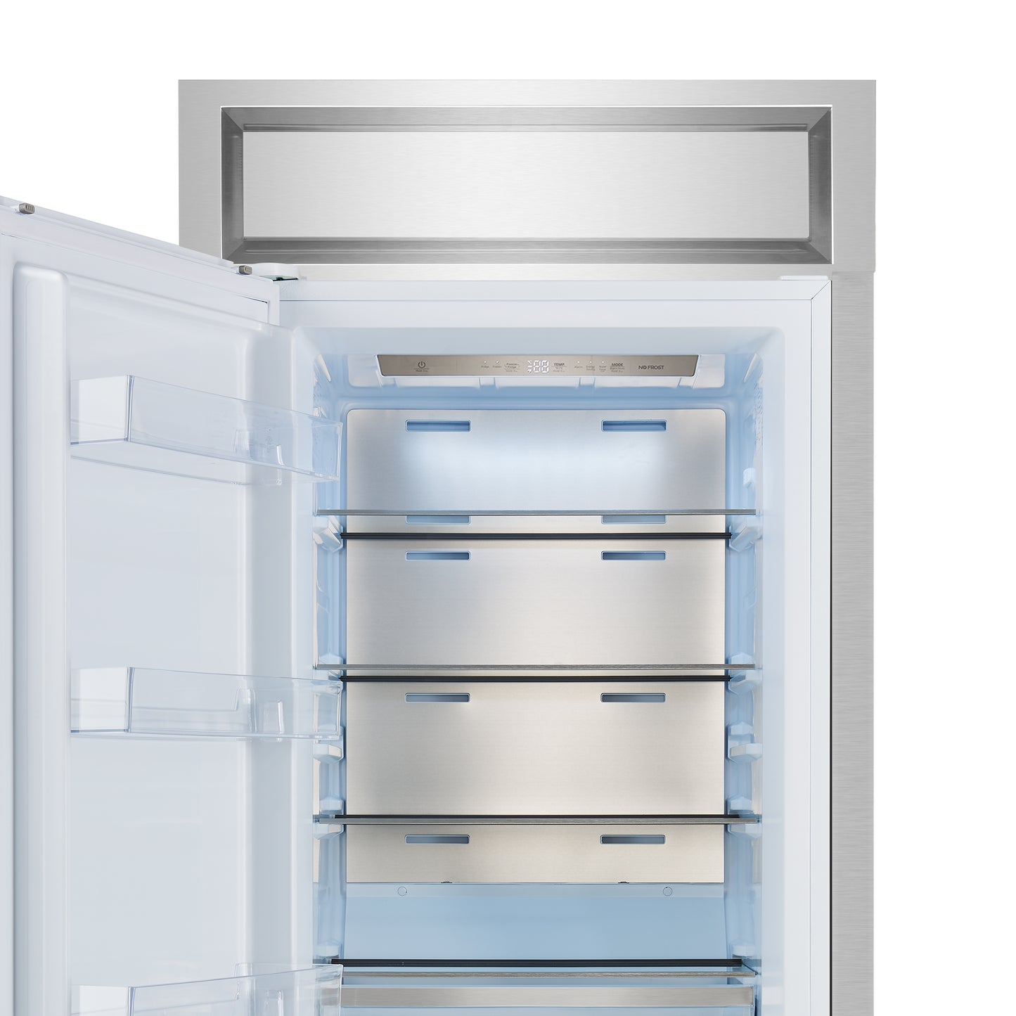 Forno Maderno 28-Inch Built-In Convertible Refrigerator, 13.6 cu.ft, Left Swing, Decorative Grill, ENERGY STAR Certified - Forno Appliances