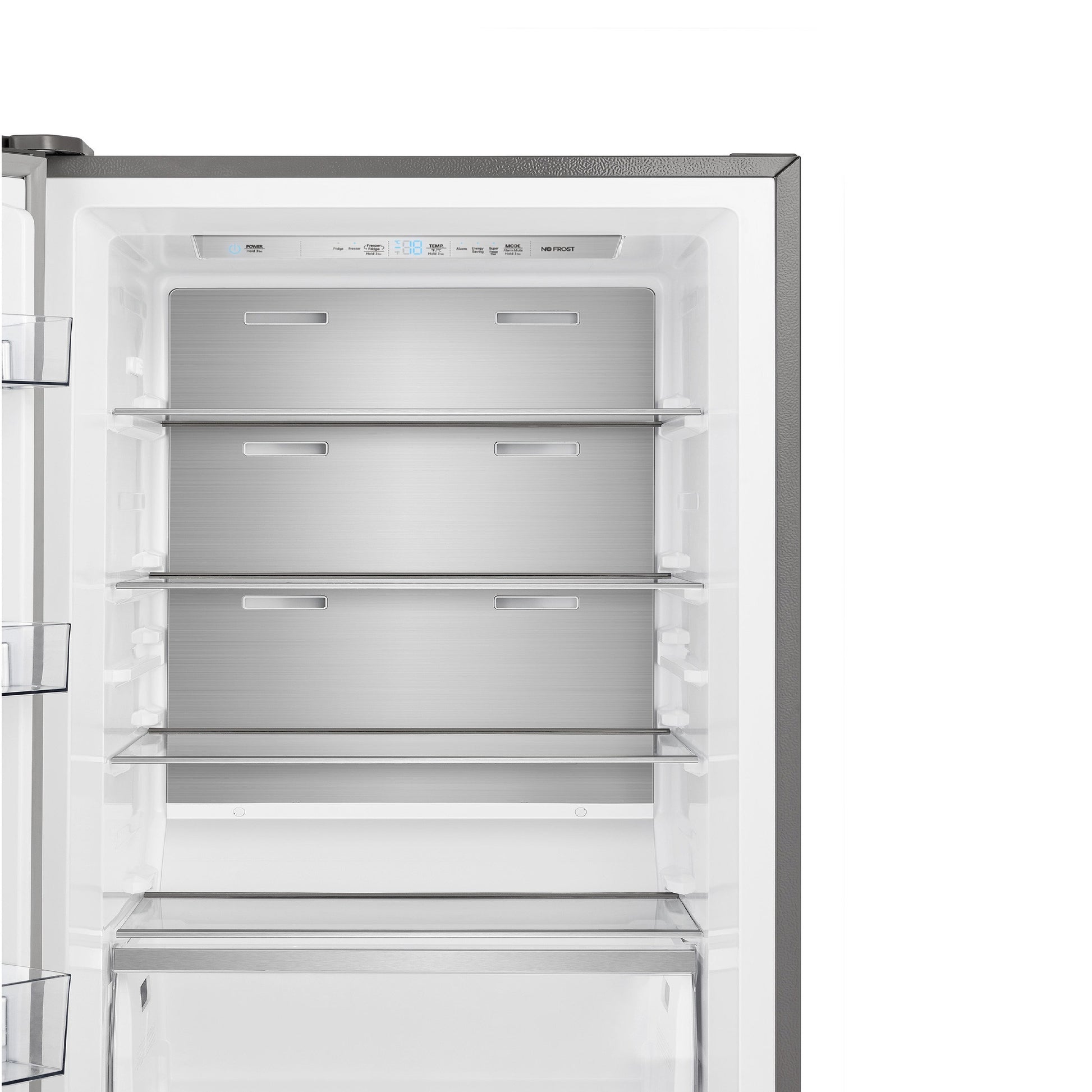 FORNO Maderno 28" Left Swing Convertible Freestanding Refrigerator/Freezer in Stainless Steel 13.6 cu.ft. - Forno Appliances