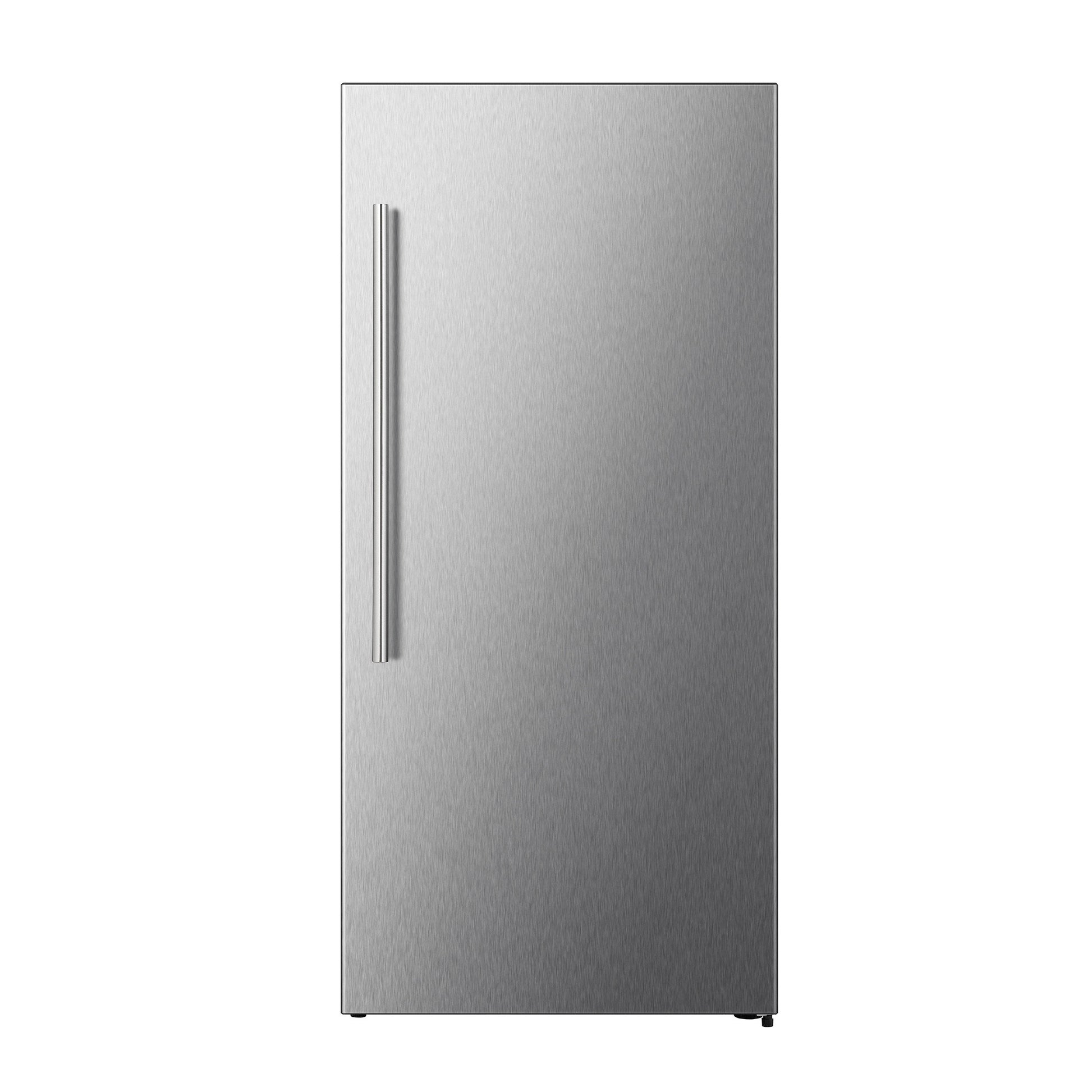 FORNO Maderno 28" Right Swing Convertible Freestanding Refrigerator/Freezer in Stainless Steel 13.6 cu.ft. - Forno Appliances
