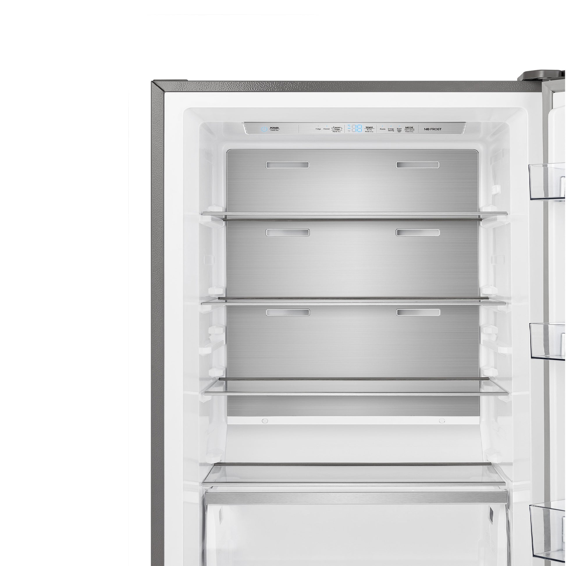FORNO Maderno 28" Right Swing Convertible Freestanding Refrigerator/Freezer in Stainless Steel 13.6 cu.ft. - Forno Appliances