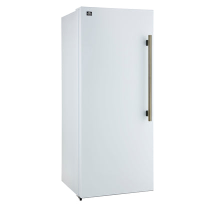 Forno Maderno 2-28-Inch Wide Convertible Refrigerator/Freezer in White, Decorative Trim, 27.2 cu.ft, 84-Inch High, ENERGY STAR Certified - Forno Appliances