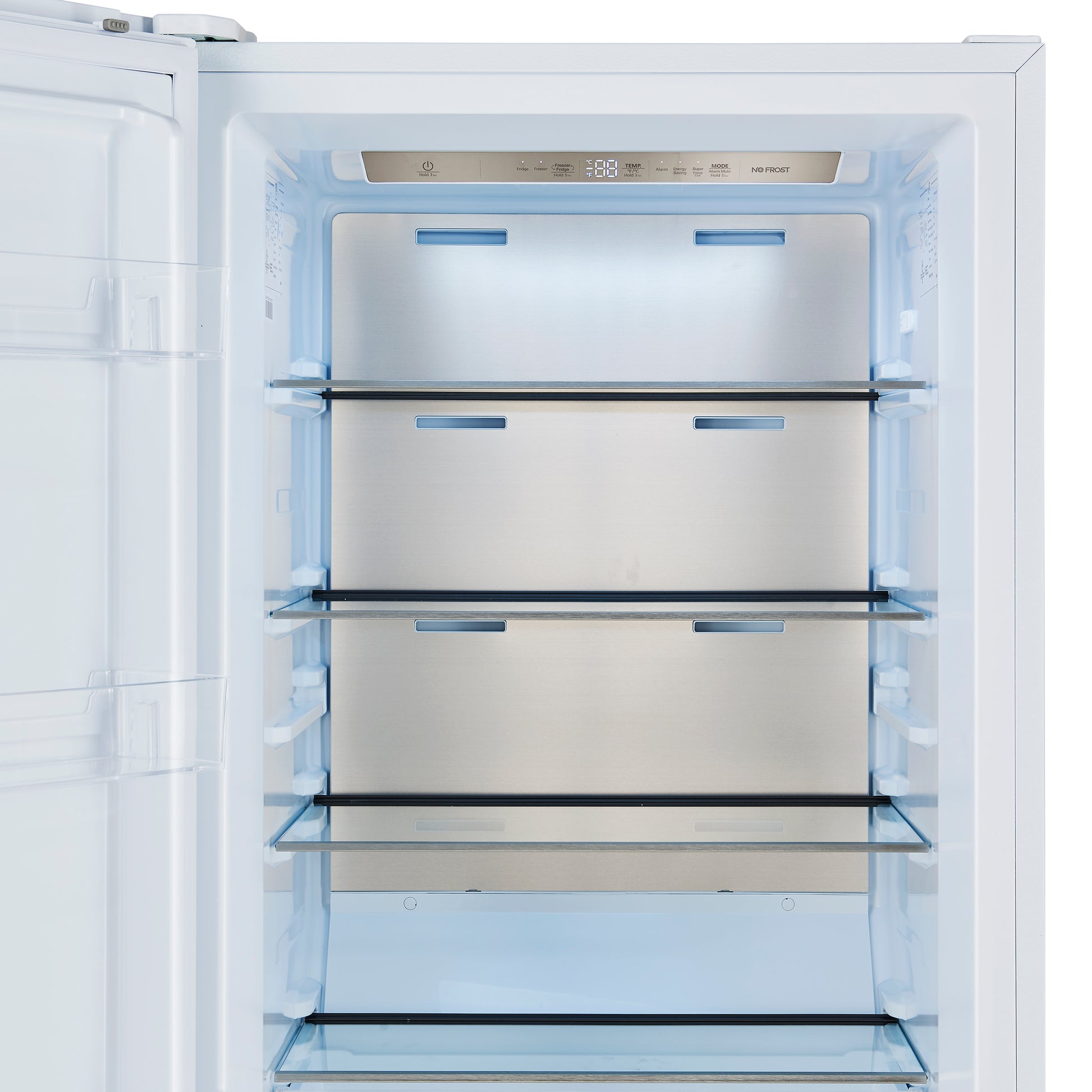 Forno Maderno 2-28-Inch Wide Convertible Refrigerator/Freezer in White, Decorative Trim, 27.2 cu.ft, 84-Inch High, ENERGY STAR Certified - Forno Appliances