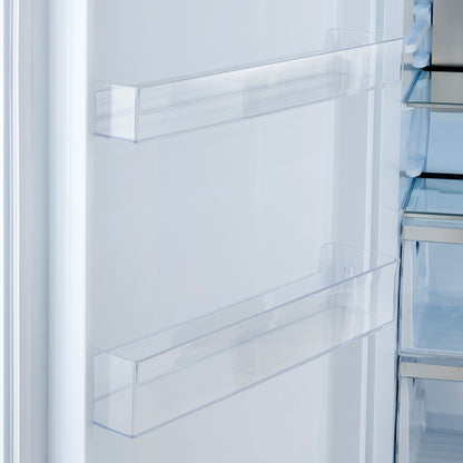 Forno Maderno 2-28-Inch Wide Convertible Refrigerator/Freezer in White, Decorative Trim, 27.2 cu.ft, 84-Inch High, ENERGY STAR Certified - Forno Appliances