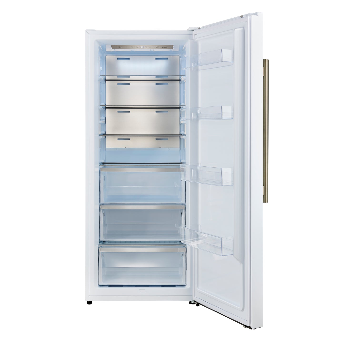 Forno Maderno 2-28-Inch Wide Convertible Refrigerator/Freezer in White, Decorative Trim, 27.2 cu.ft, 84-Inch High, ENERGY STAR Certified - Forno Appliances