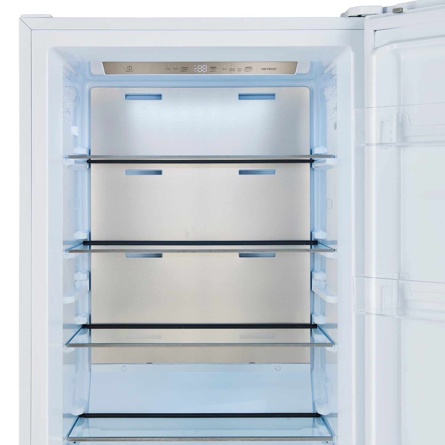 Forno Maderno 2-28-Inch Wide Convertible Refrigerator/Freezer in White, Decorative Trim, 27.2 cu.ft, 84-Inch High, ENERGY STAR Certified - Forno Appliances