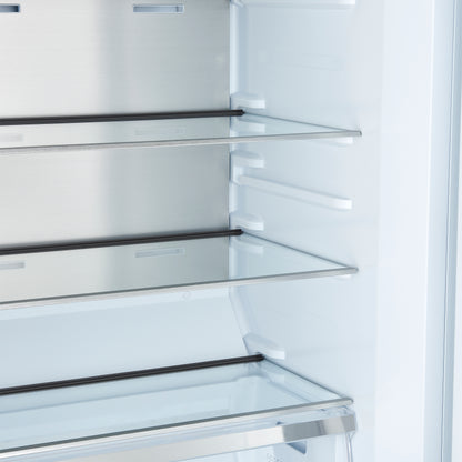 Forno Maderno 2-28-Inch Wide Convertible Refrigerator/Freezer in White, Decorative Trim, 27.2 cu.ft, 84-Inch High, ENERGY STAR Certified - Forno Appliances