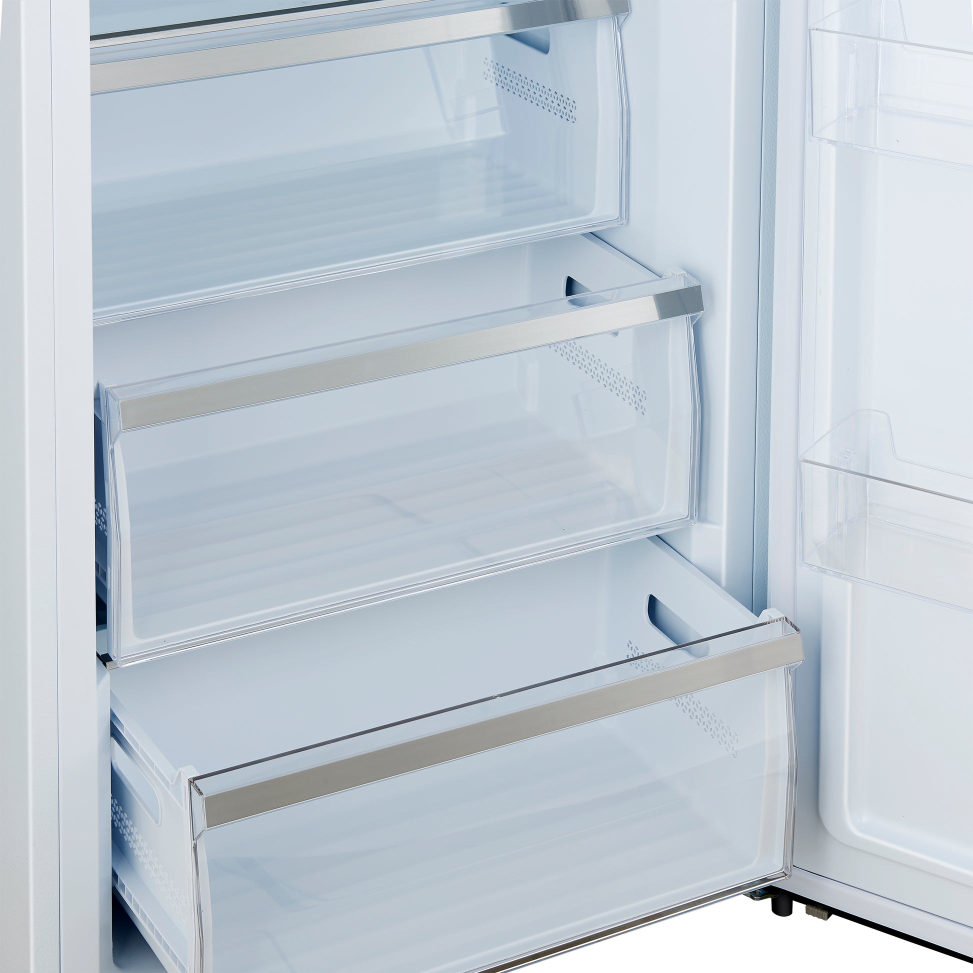 Forno Maderno 28-Inch Convertible Freezer/Refrigerator in White with Antique Brass Handle, 13.6 cu.ft. Right Swing - Forno Appliances