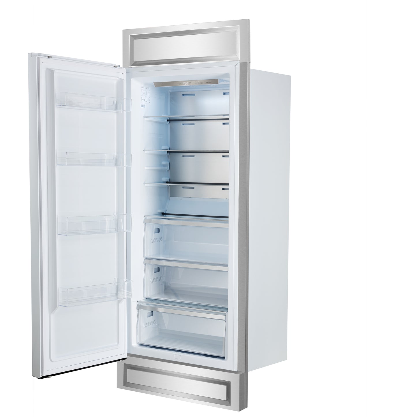 Forno Maderno 28-Inch Built-In Convertible Refrigerator, 13.6 cu.ft, Left Swing, Decorative Grill, ENERGY STAR Certified - Forno Appliances