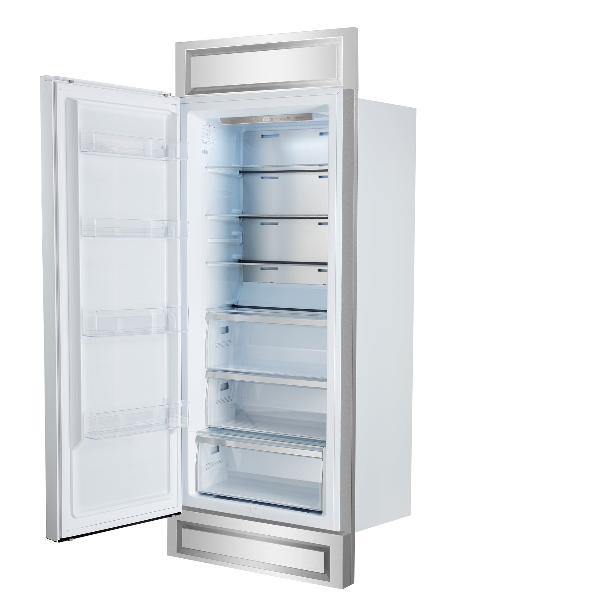 Forno Maderno 28-Inch Built-In Convertible Refrigerator, 13.6 cu.ft, Left Swing, Decorative Grill, ENERGY STAR Certified - Forno Appliances