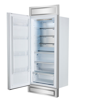 Forno Maderno 28-Inch Built-In Convertible Refrigerator, 13.6 cu.ft, Left Swing, Decorative Grill, ENERGY STAR Certified - Forno Appliances
