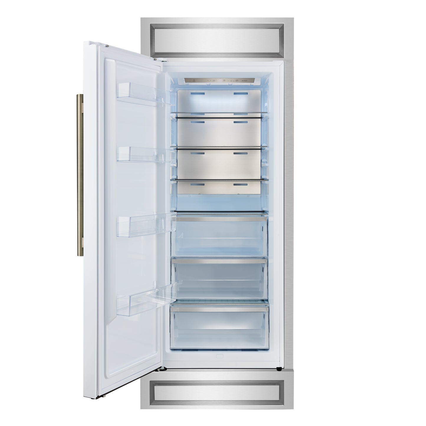 Forno Maderno 28-Inch Built-In Convertible Refrigerator, 13.6 cu.ft, Left Swing, Decorative Grill, ENERGY STAR Certified - Forno Appliances