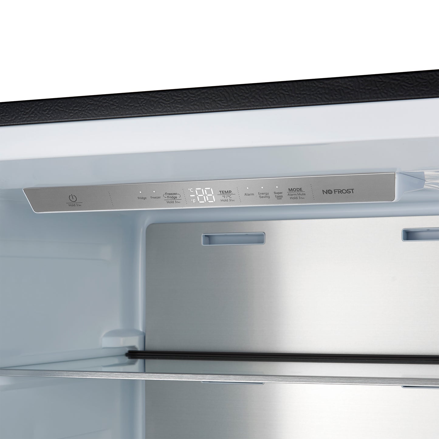 Forno Maderno 2-28-Inch Wide Convertible Refrigerator/Freezer in Black, Decorative Trim Grill, 27.2 cu.ft, 84-Inch High, ENERGY STAR Certified - Forno Appliances