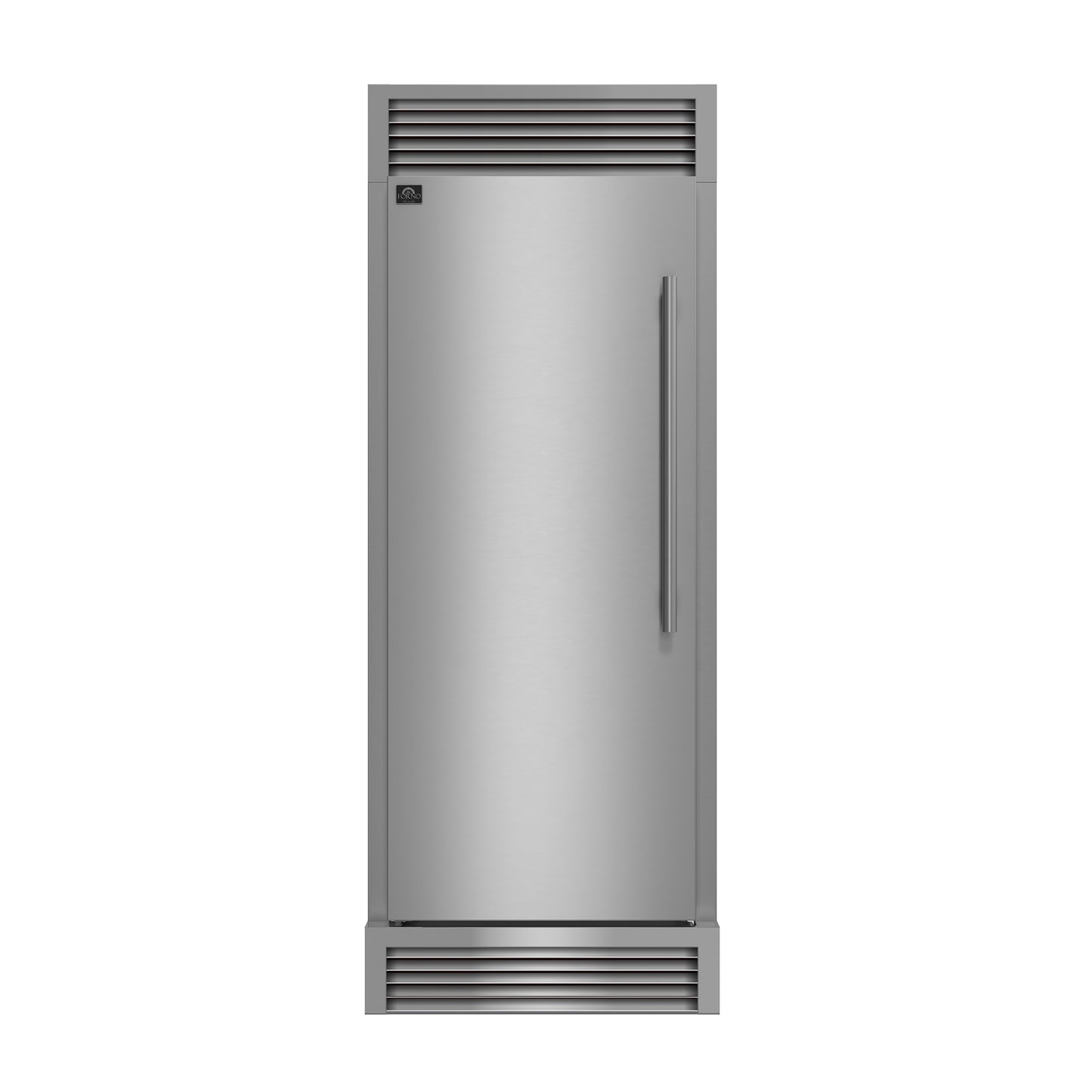 Forno Maderno 28" Built-In Convertible Refrigerator, 13.6 cu.ft. Left Swing with Decorative Grill - 32" Wide - Forno Appliances
