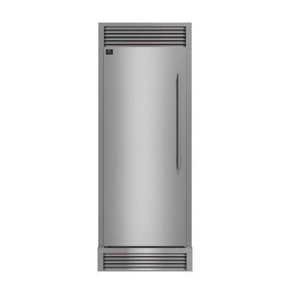 Forno Maderno 28" Built-In Convertible Refrigerator, 13.6 cu.ft. Left Swing with Decorative Grill - 32" Wide - Forno Appliances