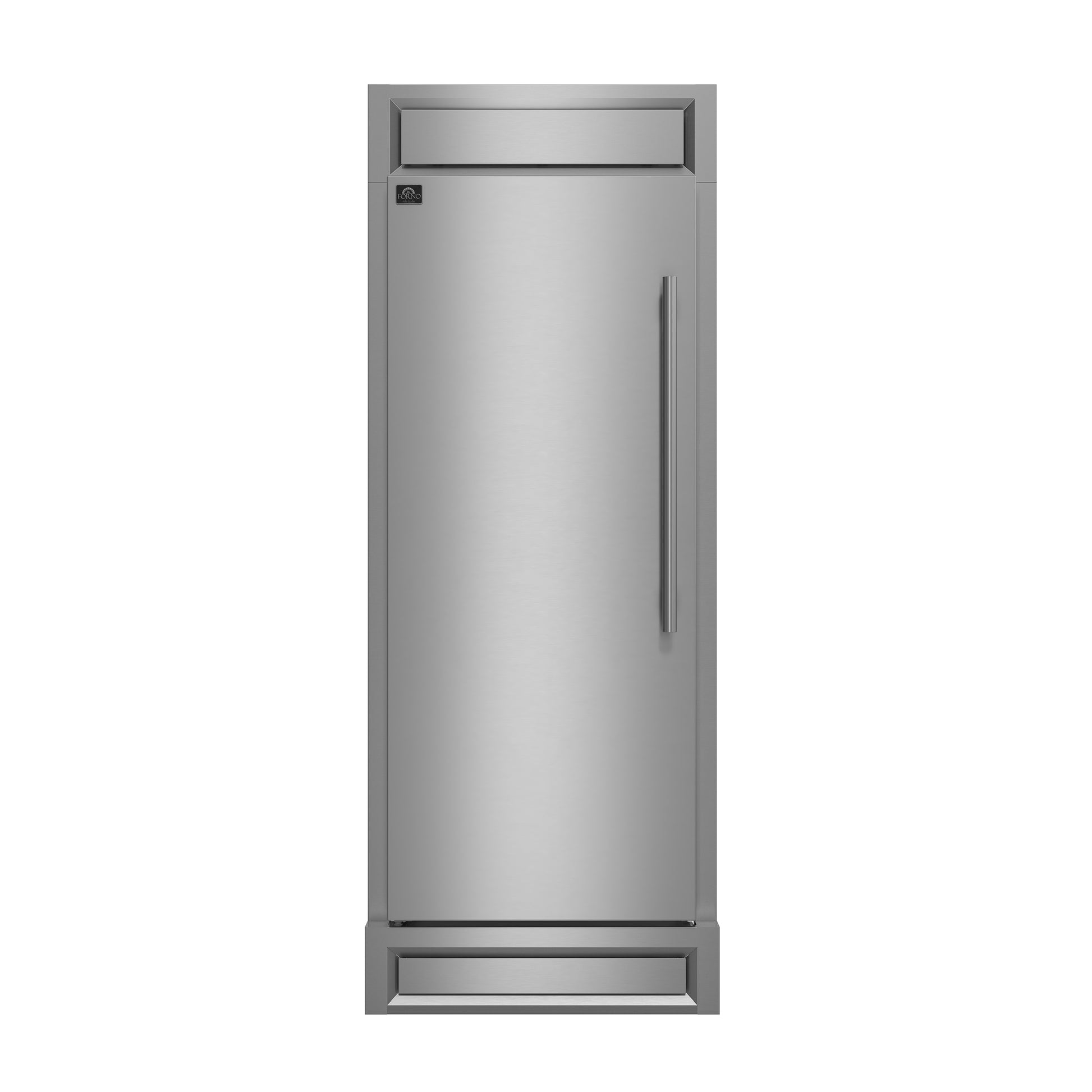 Forno Maderno 28-Inch Built-In Convertible Refrigerator, 13.6 cu.ft, Left Swing, Decorative Grill, ENERGY STAR Certified - Forno Appliances