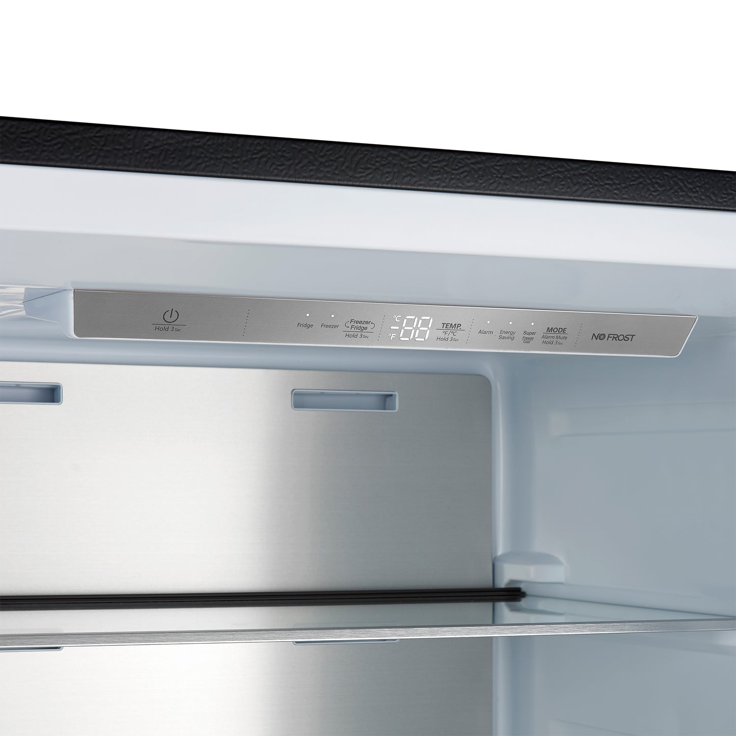 Forno Maderno 2-28-Inch Wide Convertible Refrigerator/Freezer in Black, Decorative Trim Grill, 27.2 cu.ft, 84-Inch High, ENERGY STAR Certified - Forno Appliances