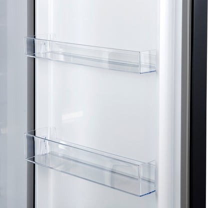 Forno Maderno 2-28-Inch Wide Convertible Refrigerator/Freezer in Black, Decorative Trim Grill, 27.2 cu.ft, 84-Inch High, ENERGY STAR Certified - Forno Appliances