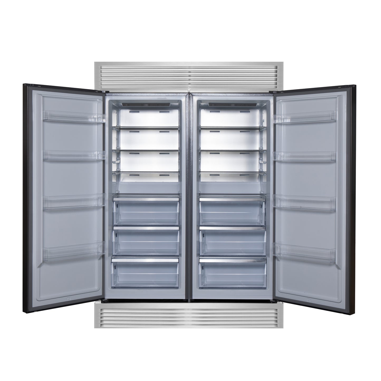 Forno Maderno 2-28-Inch Wide Convertible Refrigerator/Freezer, Decorative Trim, 27.2 cu.ft, 84-Inch High, ENERGY STAR Certified - Forno Appliances