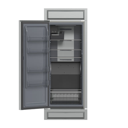 Forno Fortezza 32 Inch Left-Swing Freezer with Trim Kit, Stainless Steel, with Automatic Ice Maker - Forno Appliances